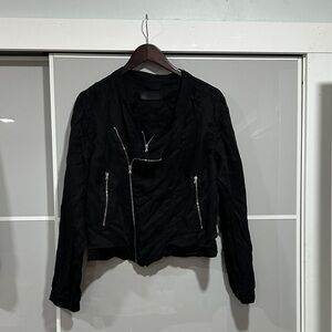 Women's Blanknyc  Black Double Zipper Jacket